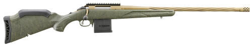 Ruger American Predator Gen 2 350 Legend, 22" Threaded Bronze Barrel, Green Splatter, 5rd