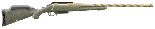 Ruger American Predator Gen 2 270 Winchester, 22" Threaded Bronze Barrel, Green Splatter, 4rd
