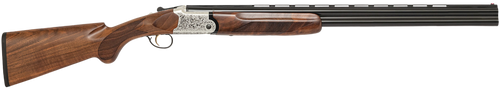 Chiappa 202AE 20 Ga, 3" Chamber 26" Barrel, Nickel Engraved Rec, Walnut Furniture, 2rd