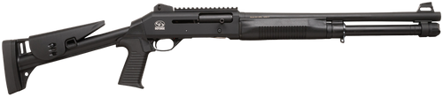 Chiappa 601 Tactical 12 Ga, 3" Chamber 18.5" Barrel, Black, Rubber Grip, 5rd
