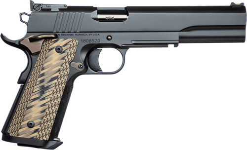 Dan Wesson Kodiak 1911 10mm, 6.03" Barrel, Gray, Black/Brown G10 Grip, 8rd