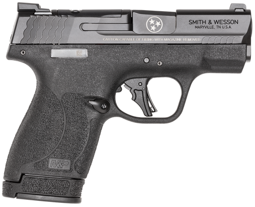 Smith & Wesson M&P Shield Plus 9mm, 3.1" Barrel, Black, Tennessee Special Logo, NO SAFETY, 13rd
