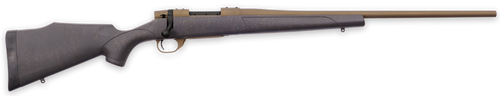 Weatherby Vanguard Weatherguard 7mm-08 Remington, 22" Threaded Barrel, Black w/ Bronze Webbing, 5rd