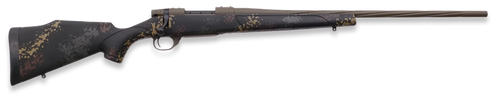 Weatherby Vanguard Talus 7mm PRC, 24" Threaded Barrel, Smoke & Stone Sponge Camo, Brown Rec, 3rd