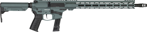 CMMG Resolute MK17 9mm, 16.1" Taper Threaded Barrel, Charcoal Green Cerakote, CMMG RipStock, 33rd
