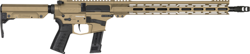 CMMG Resolute MK17 9mm, 16.1" Taper Threaded Barrel, Coyote Tan Cerakote, CMMG RipStock, 33rd