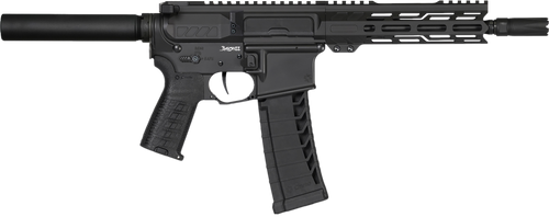 CMMG Banshee MK4 22 LR, 9" Taper Threaded Barrel, Black Cerakote, Pistol Tube, 25rd