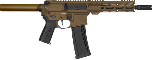 CMMG Banshee MK4 22 LR, 9" Taper Threaded Barrel, Midnight Bronze Cerakote, Pistol Tube, 25rd