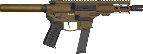 CMMG Banshee MKGS 40 Smith &amp; Wesson, 8 " Taper Threaded Barrel, Midnight Bronze Cerakote, Pistol Tube, 22rd