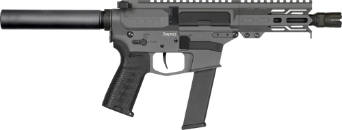 CMMG Banshee MKGS 40 Smith &amp; Wesson, 8" Taper Threaded Barrel, Tungsten Cerakote, Pistol Tube, 22rd