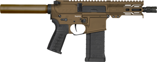CMMG Banshee MK4 5.7x28mm, 5" Taper Threaded Barrel, Midnight Bronze Cerakote, Pistol Tube, 32rd