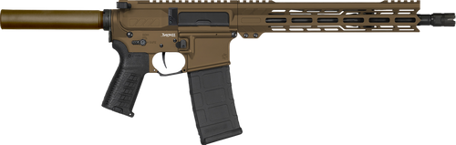CMMG Banshee MK4 5.56x45mm, 12.5" Taper Threaded Barrel, Midnight Bronze Cerakote, Pistol Tube, 30rd