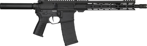 CMMG Banshee MK4 5.56x45mm, 10.5" Taper Threaded Barrel, Black Cerakote, Pistol Tube, 30rd
