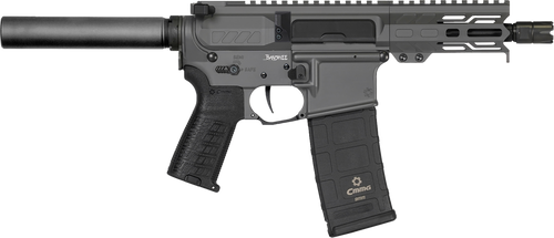 CMMG Banshee MK4 9mm, 5" Taper Threaded Barrel, Tungsten Cerakote, Pistol Tube, 30rd