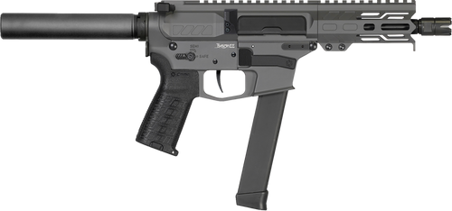 CMMG Banshee MKGS 9mm, 5" Taper Threaded Barrel, Tungsten Cerakote, Pistol Tube, 33rd