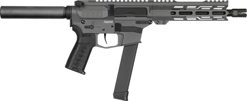 CMMG Banshee MKGS 9mm, 8" Taper Threaded Barrel, Tungsten Cerakote, Pistol Tube, 33rd