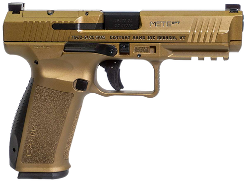 Canik Mete SFT 9mm, 4.46" Barrel, Burnt Bronze Cerakote, Optic Ready, 20rd