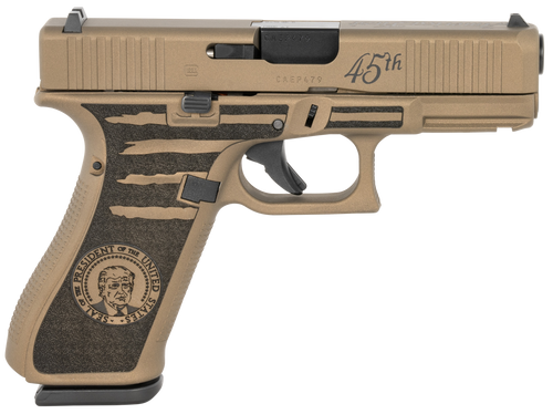Glock G45 Gen5 9mm Trump 45th America First 4" Barrel Cerakote Finish 17rd Mag