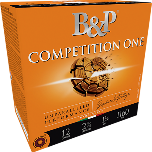 B&P Competition One 12 Ga, 2.75", 1 1/8 oz, 9 Shot, 25rd Box