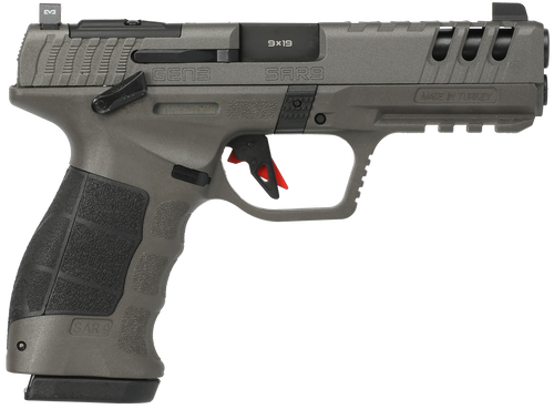 SAR USA SAR9 Gen 3 9mm, 4.4" Barrel, Platinum Cerakote, 17rd