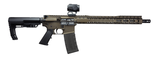 Black Rain Ordnance Spec15 Sports South Exclusive 223 Remington/5.56x45mm, 16" Barrel, Burnt Bronze, Zerotech Trace Red Dot, 30rd