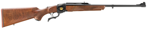 Ruger Number 1 75th Anniversary 270 Winchester, 22" Barrel, American Walnut, Engraved Black Rec, 1rd