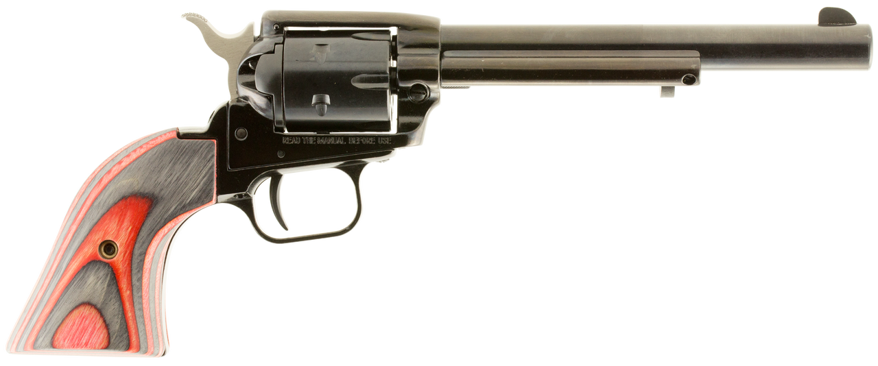Heritage Mfg. Rough Rider, Small Bore, 22LR / .22 WMR, 6.5", 6rd, Ruby Red Laminate