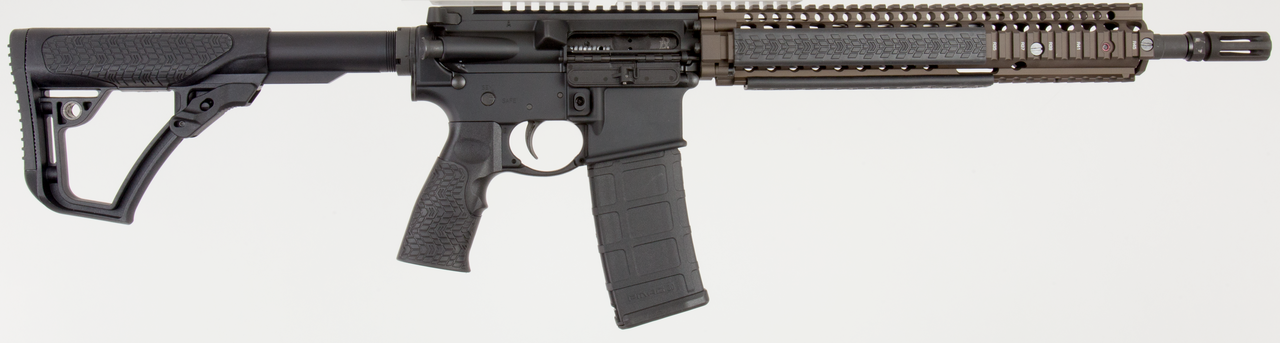 Daniel Defense DDM4A1 Carbine 5.56/223 14.5" Barrel, Permanent Flash Hider (16" Total) Flat Dark Earth 10rd California Compliant