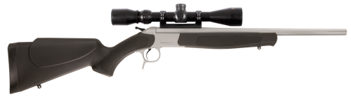 CVA Scout V2 Compact 243 Winchester, 20" Barrel, Black, Includes KonusPro Scope 1rd