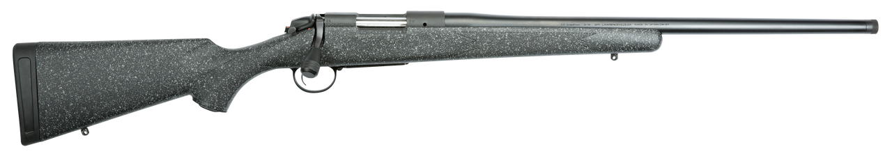 Bergara Rifles B-14 Ridge 6.5 PRC 2+1 24" Dark Gray Black & White Flecks Fixed American Style Stock Matte Blued Right Hand