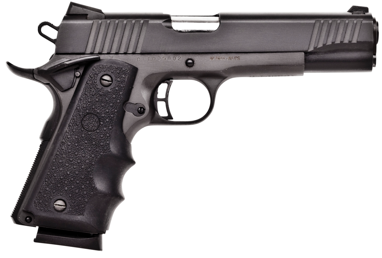 Citadel M-1911 Full Size 45 ACP 5" Barrel Matte Black Hogue Synthetic Grip Black 8rd