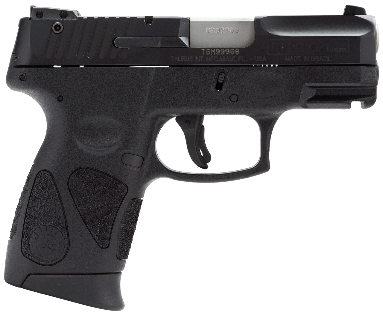 Taurus PT111 Millenium Pro G2, 9MM 3.25" Barrel Black Finish 12 Rnd Mag