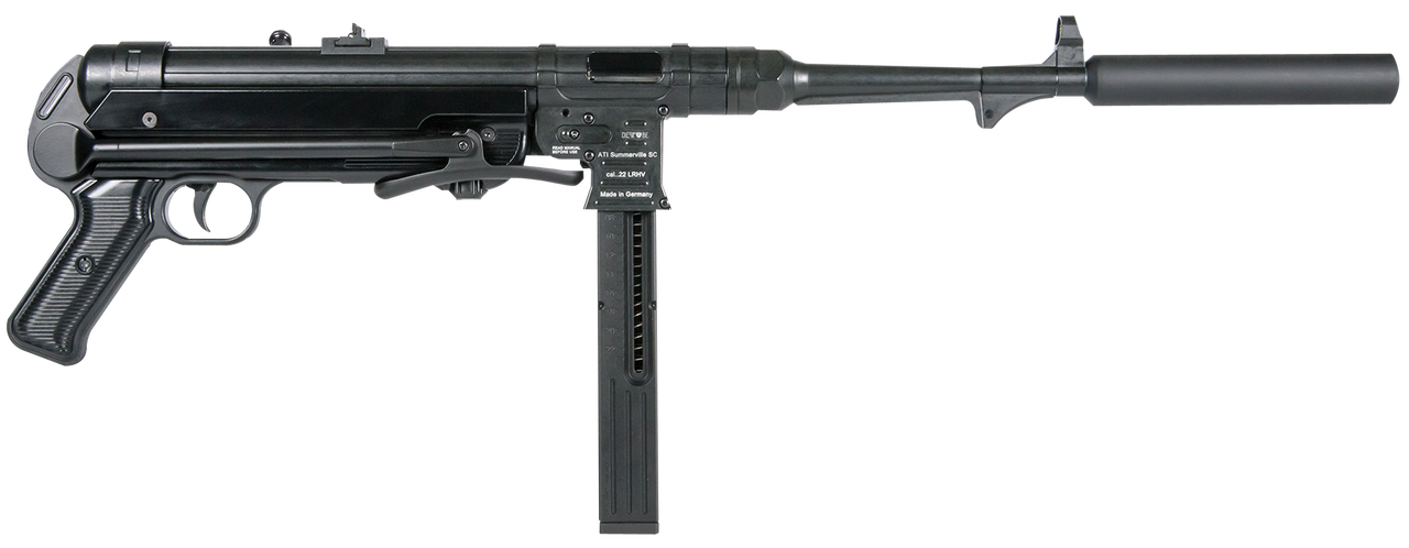 GSG MP-40 22LR, 17" Barrel, 28rd Mag
