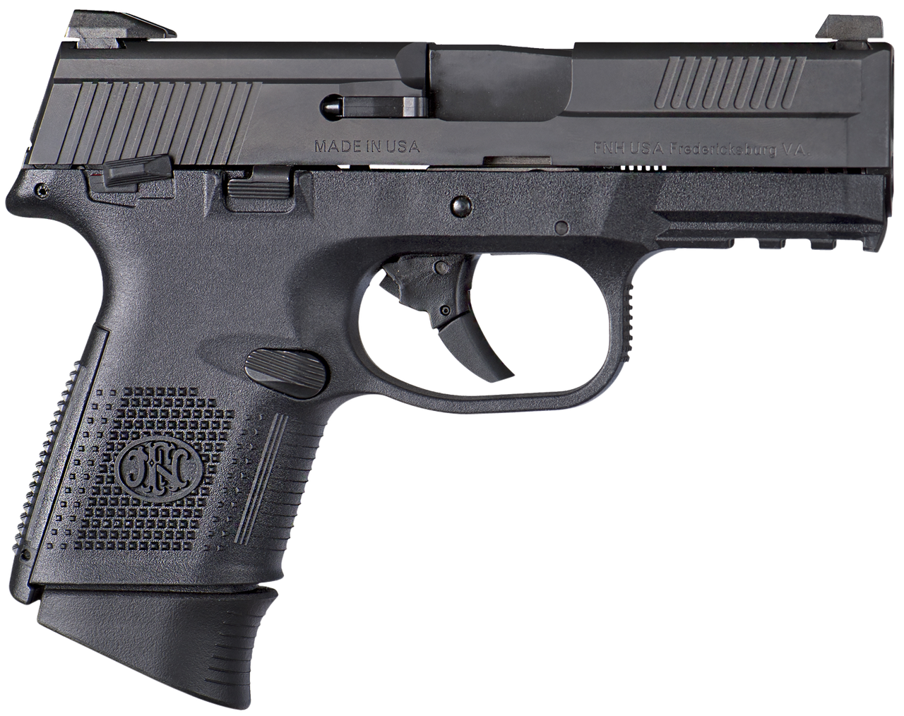 FN FNS 40 Compact Dbl 40 S&W 3.6" Barrel, Polymer Grip Black, 14rd
