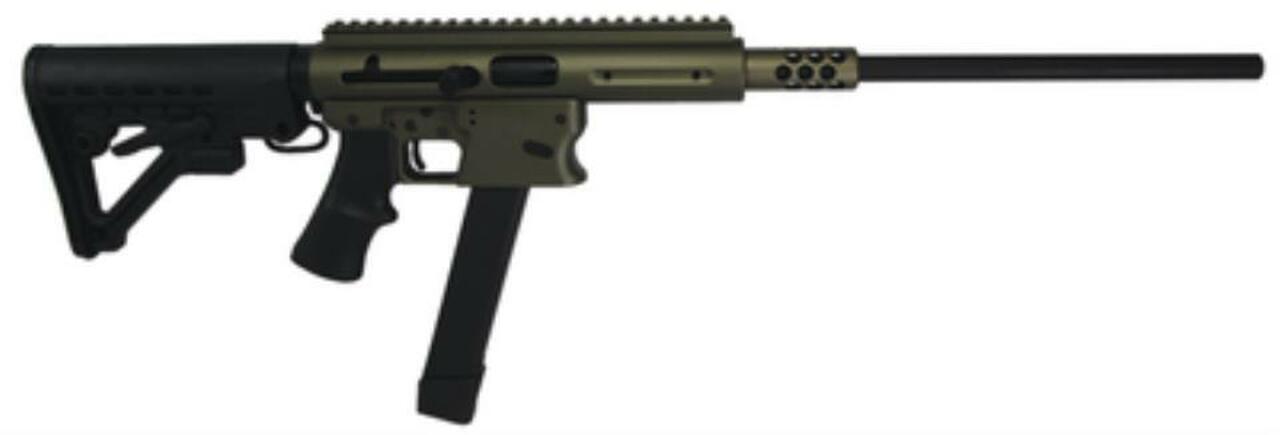 Aero Survival Rifle.40 Smith &amp; Wesson 16.25" Barrel 4x Scope AR Collapsible Stock Olive Drab Green 15rd