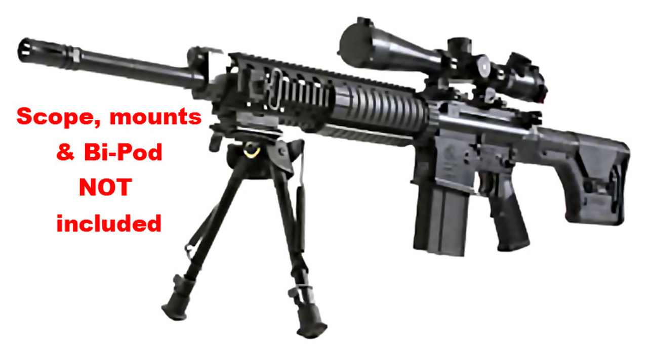 Armalite AR10 SuperSASS 7.62/308 Rifle, MagPul Stock 20" barrel 20rd Mag