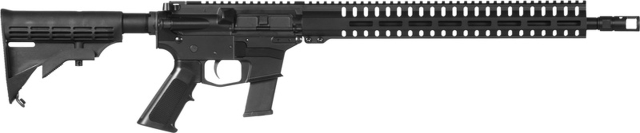 CMMG Resolute 100 MKG AR-15 .45 ACP, 16" Barrel, M-LOK, Glock Mags, Black, 13rd