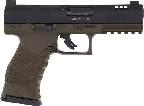 Walther WMP Military 22 WMR, 4.5" Barrel, Olive Drab Green, Optic Ready, 15rd