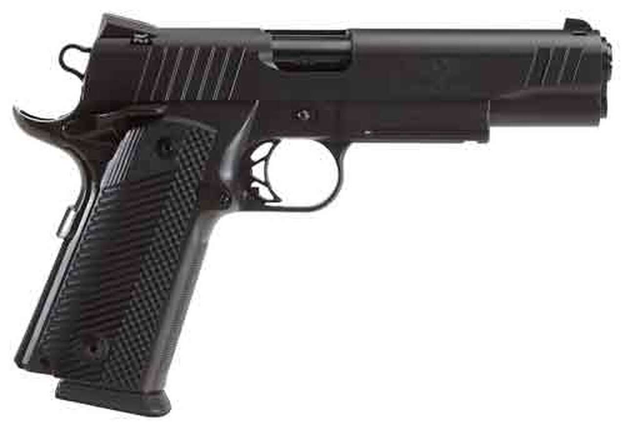 Para-Ordnance Black OPS 45 ACP, 5" Barrel, Night Sights, SS/Ion Finish, VZ G10 Black Grips,, rd, 10 rd