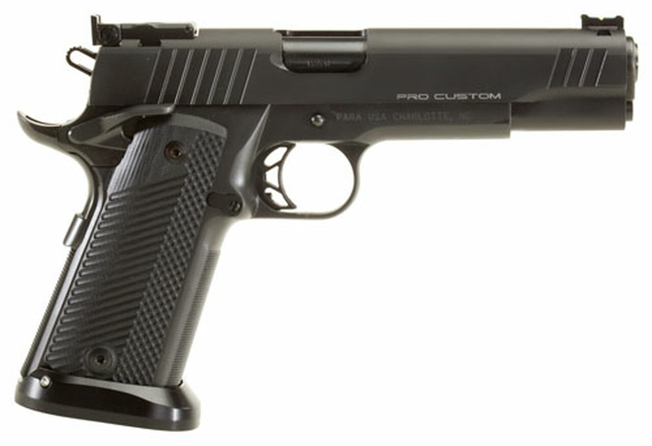 Para-Ordnance ProCust 10.45 45 ACP, 5" Barrel, Adjustable Rear Sight, STL/NIT VZ G10 Grips,, rd, 10 rd
