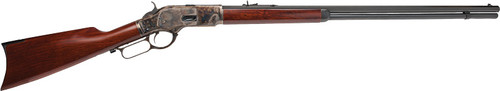 Cimarron 1873 Long Range 45 Colt, 30" Barrel, Case Hardened Rec, Walnut, 14rd