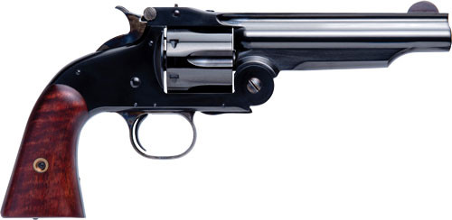 Cimarron Model 3 44 Smith & Wesson Special, 5" Barrel, Black Rec, Walnut Grip, 6rd