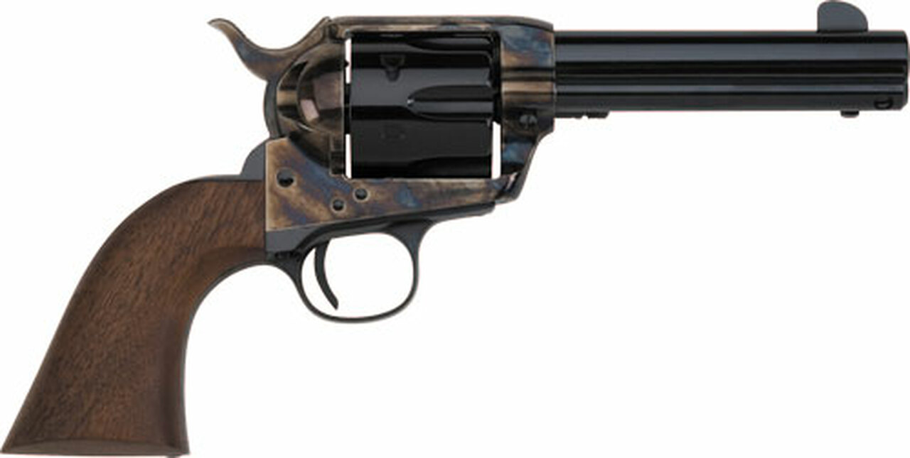 Pietta 1873 GW2 Californian 357 Mag, 4.75" Barrel, Color Case Hardened, Steel Walnut Grip, 6rd
