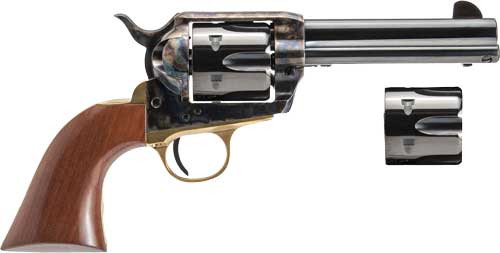 Cimarron Pistolero 45 LC/45 ACP, 4.75" Barrel, Walnut Grips, 6rd