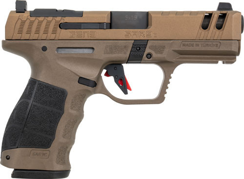 SAR SAR9 C Gen 3 9mm, 4" Barrel, Bronze, Interchangeable Backstrap Grip, 15rd