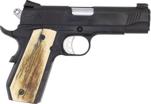 Tyler Gun Works 1911 45 ACP, 4.25" Barrel, Mammoth Ivory Grips, 8rd