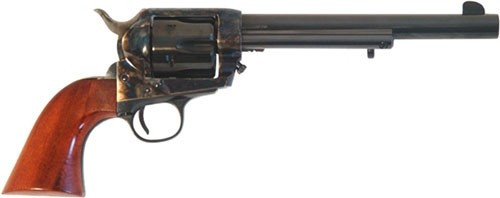 Cimarron Frontier 45 Colt, 7.5" Barrel, Case Hardened Frame, Blued Cylinder/Barrel, 6rd