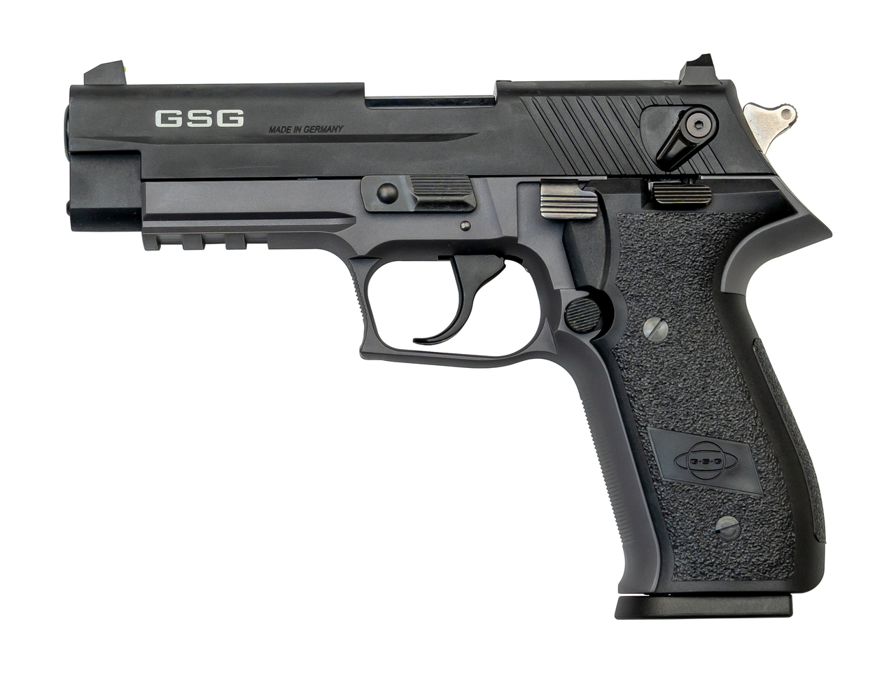GSG FireFly .22 LR, 4" Barrel, Adjustable Sights, Black/Smoke, 10rd