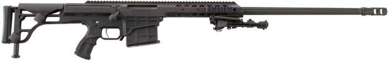 Barrett Model 98B .338 Lapua Magnum, 27" Fluted Barrel, Bipod & Monopod