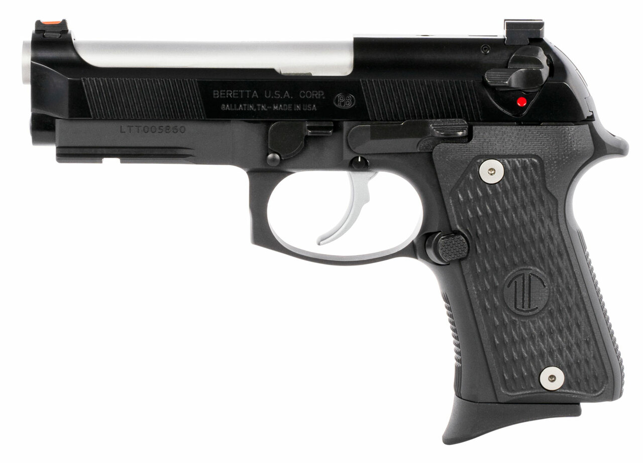 Beretta 92G Elite LTT Compact 9mm, 4.25" Barrel, Black Synthetic Grip, 15rd